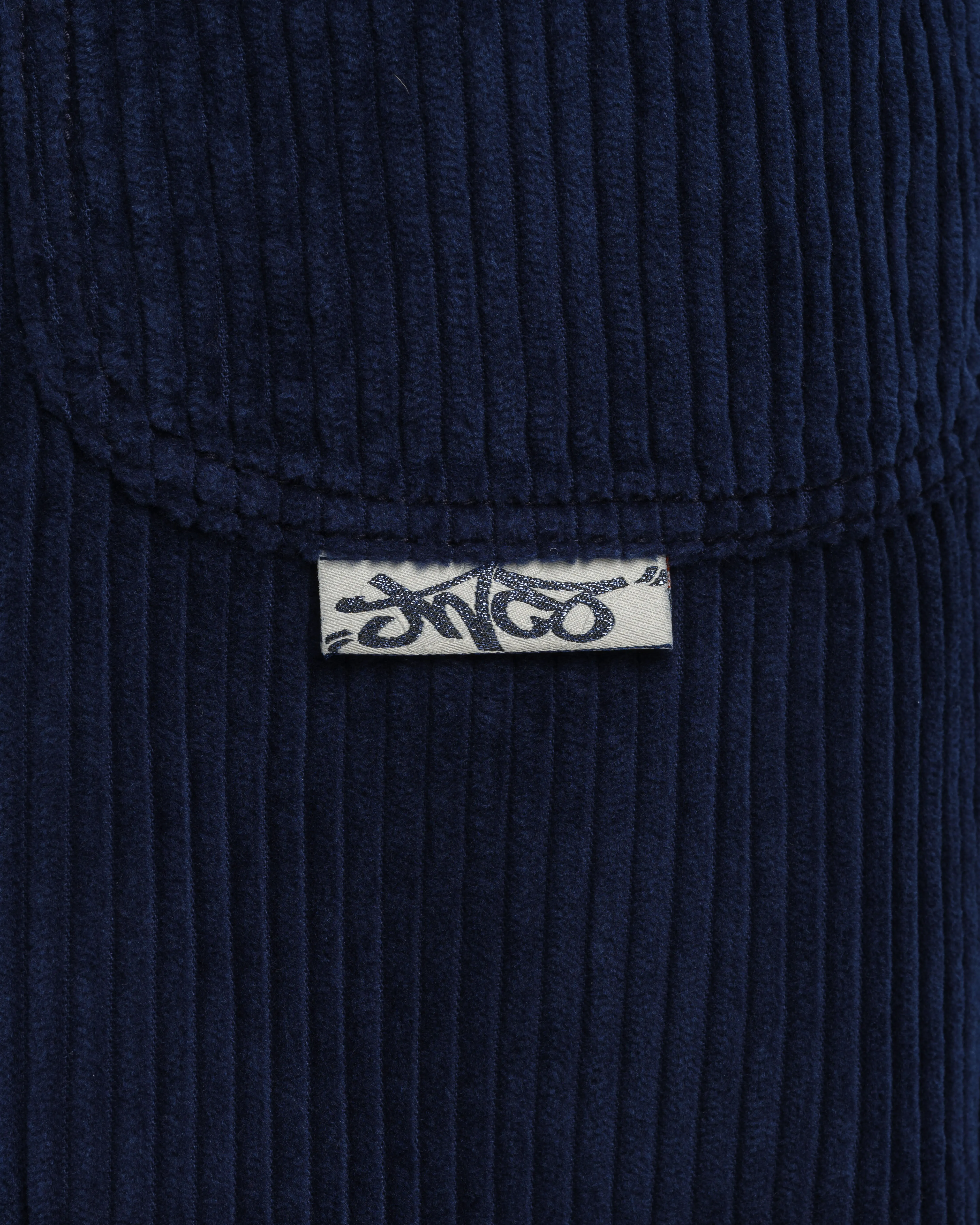 W101 Twin Cannon. 26. 4 Wale Corduroy. Navy.
