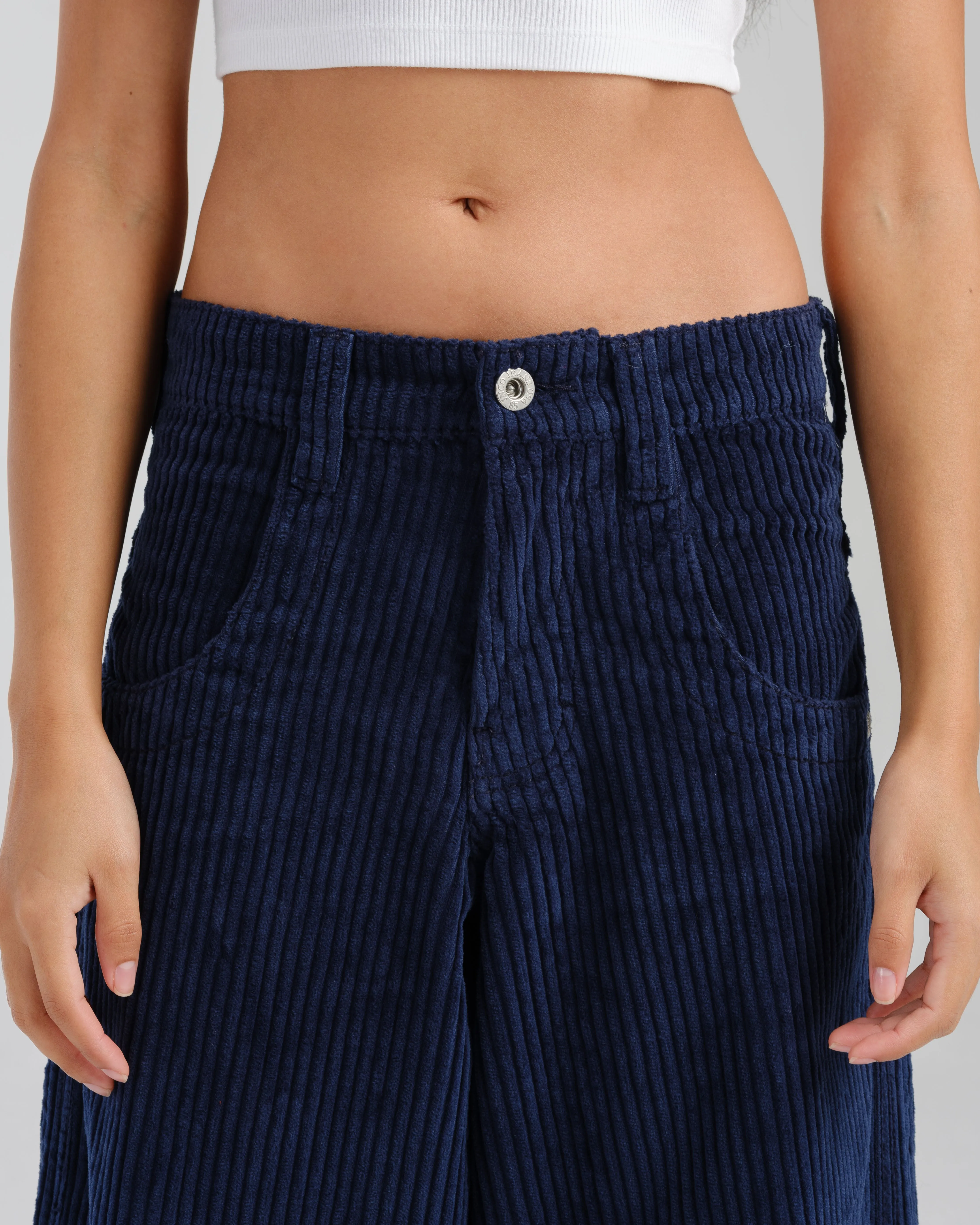 W101 Twin Cannon. 26. 4 Wale Corduroy. Navy.
