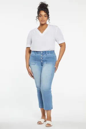 Waist-Match™ Marilyn Straight Ankle Jeans In Plus Size - Everly