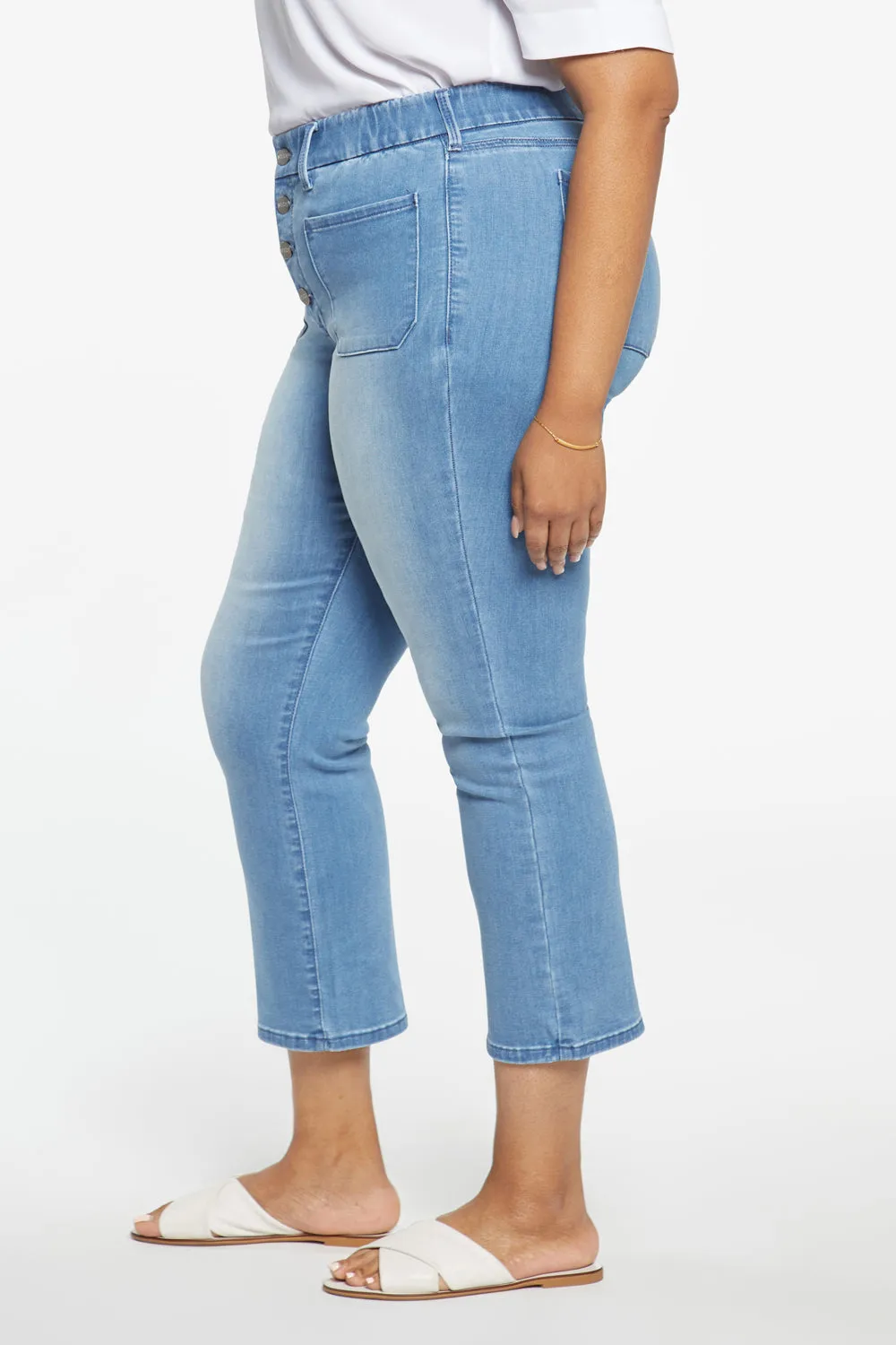 Waist-Match™ Marilyn Straight Ankle Jeans In Plus Size - Everly