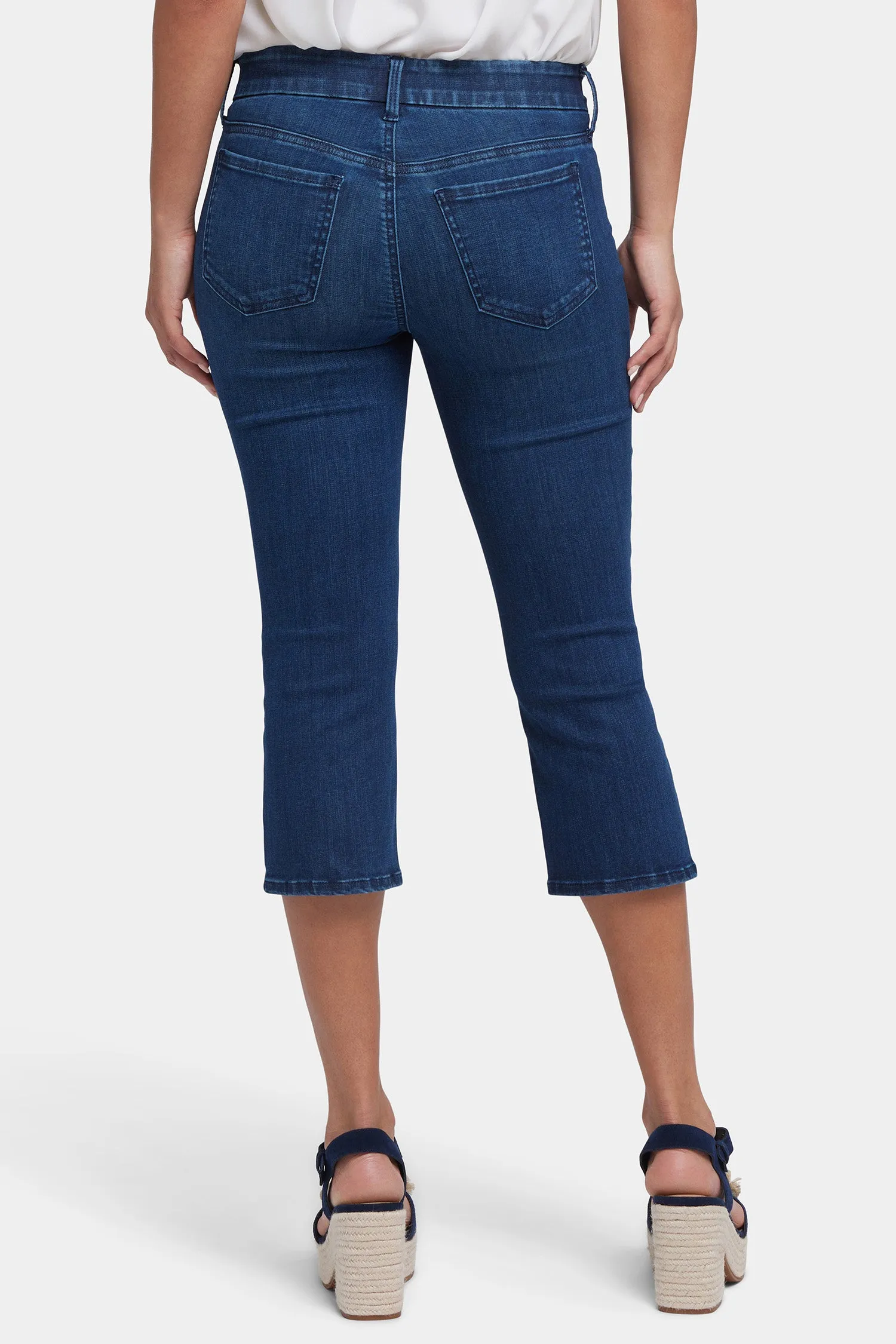 Waist-Match™ Marilyn Straight Crop Jeans In Petite - Ibiza Blues