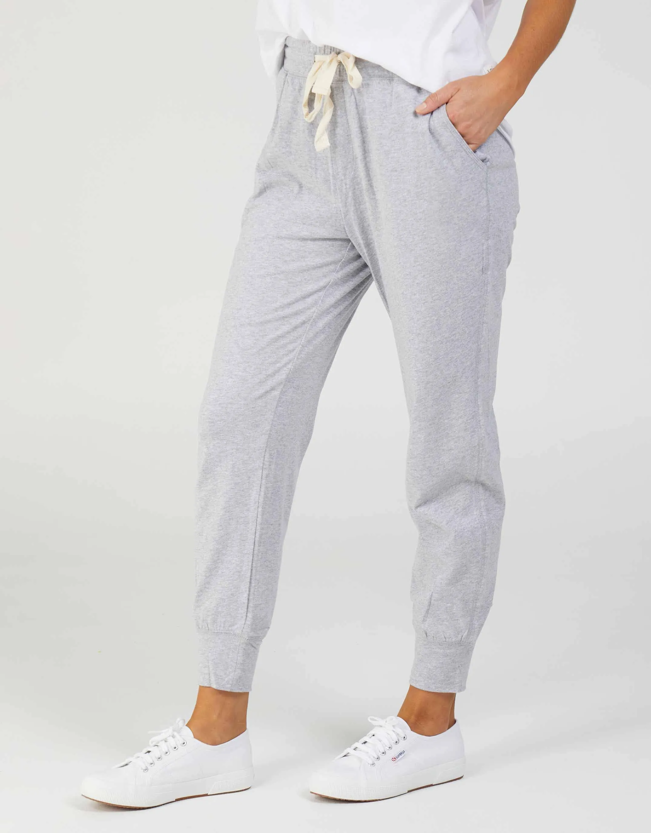 Wash Out Lounge Pants - Grey Marle