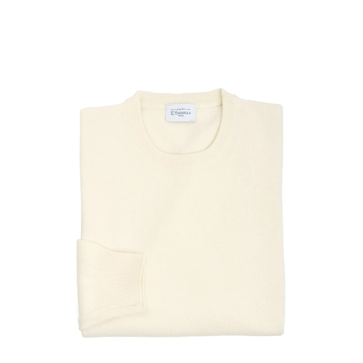 WHITE CREWNECK SWEATER