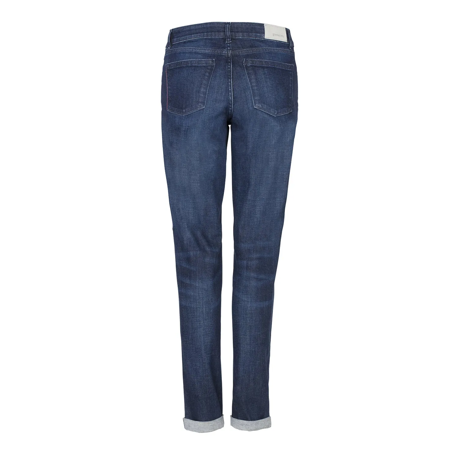 Womens Slim Tapered Cropped Jeans - Kyanos