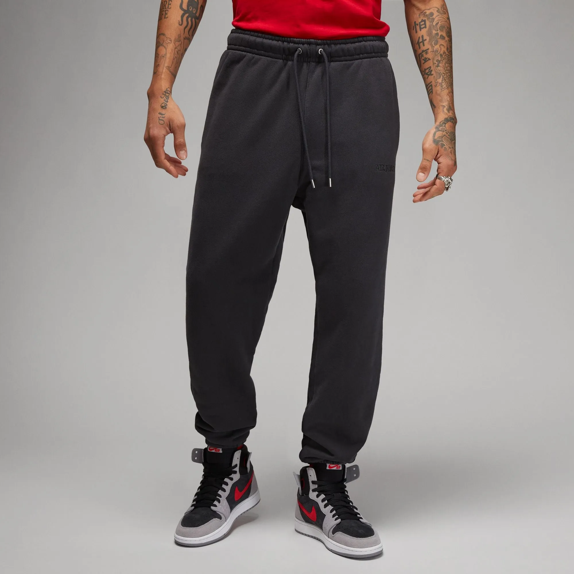 WORDMARK FLEECE PANTS OFF NOIR