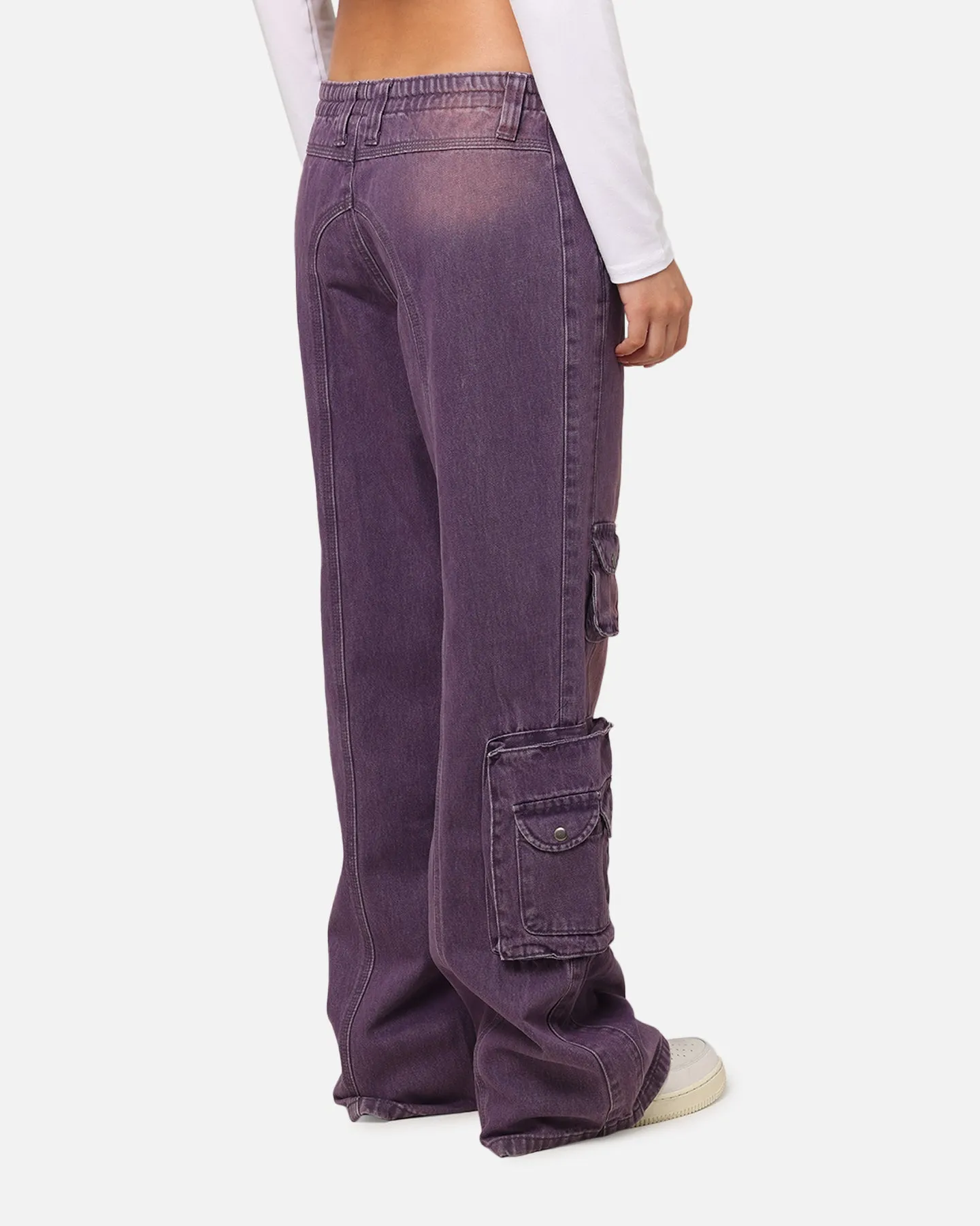 XXIII Women's Corporal Cargo Jeans Purple