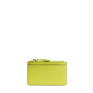 YELLOW ZIP CREDIT CARD HOLDER