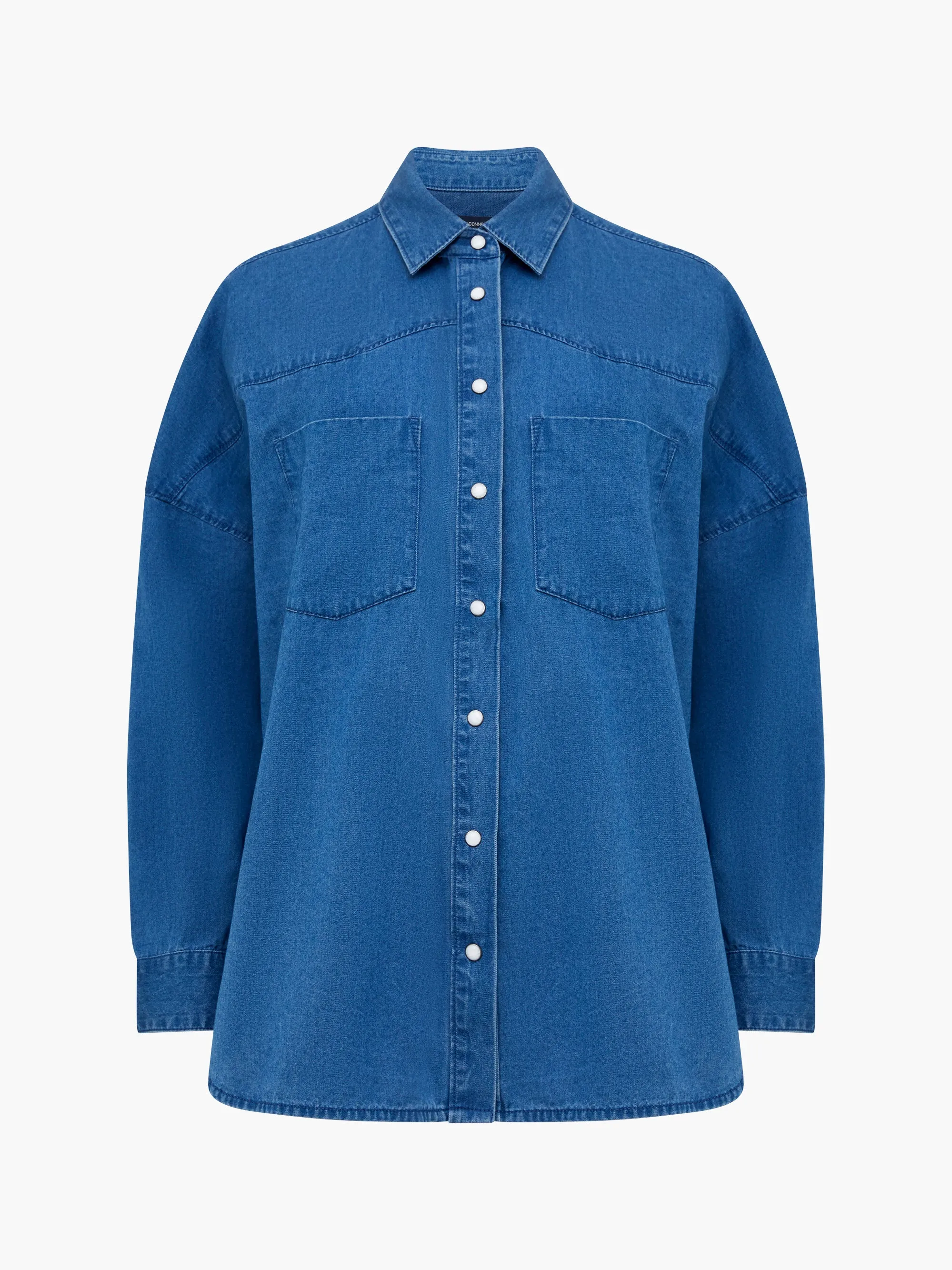 Zaves Chambray Denim Shirt